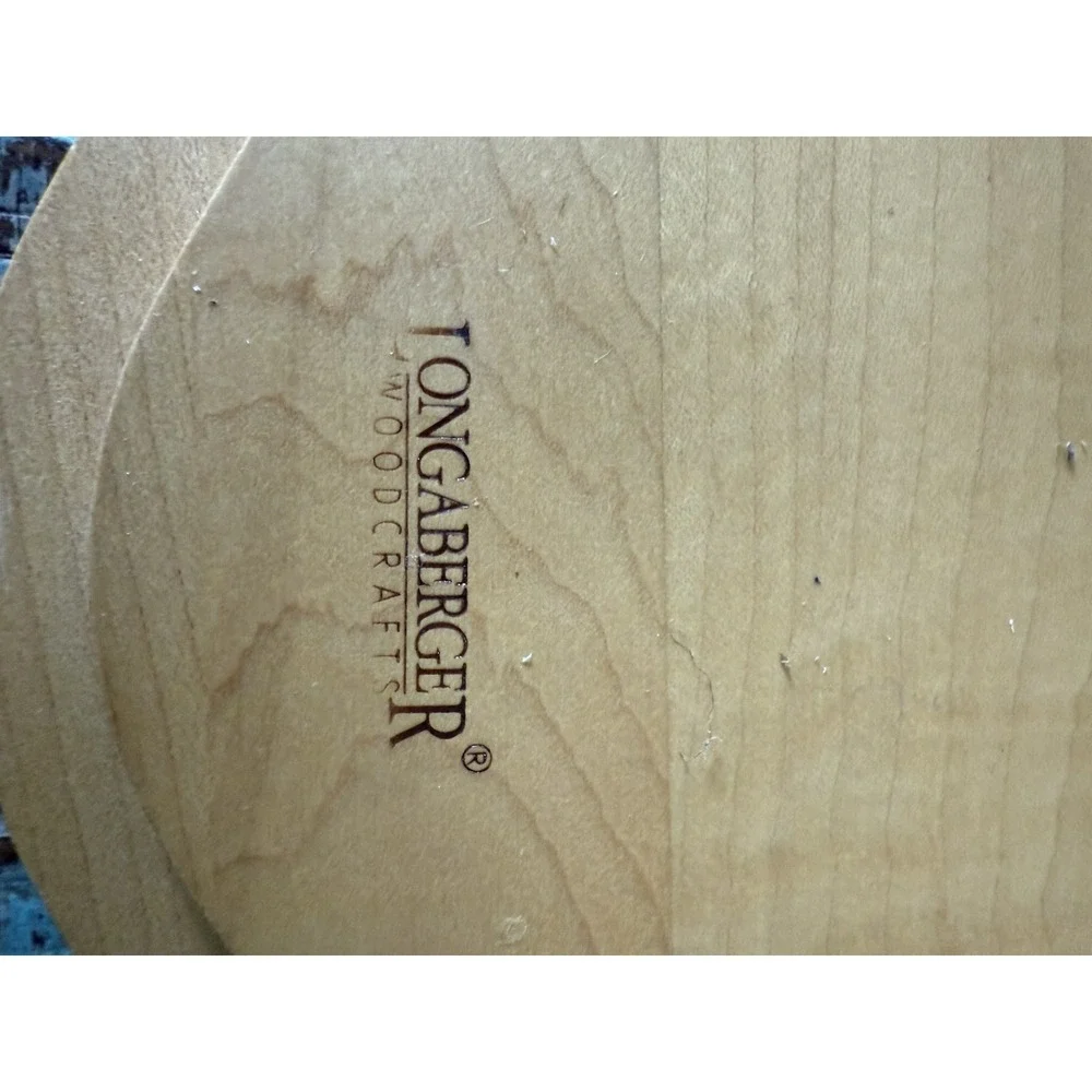 Longaberger Octagon Red Plaid Basket With 6 Slot Tray 13 Inch‎